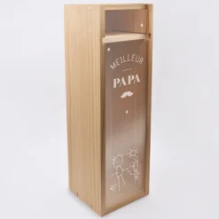 Online HappyBulle Caisse de champagne bois couvercle gravé - Edition spéciale 