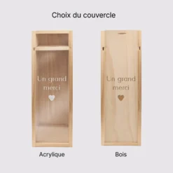Online HappyBulle Caisse de champagne bois couvercle gravé - Edition spéciale 