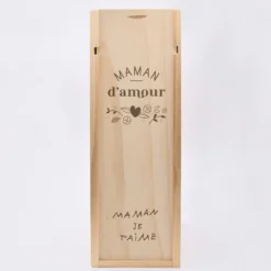 Online HappyBulle Caisse de champagne bois couvercle gravé - Edition spéciale 