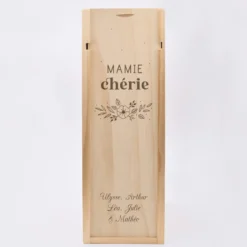 Online HappyBulle Caisse de champagne bois couvercle gravé - Edition spéciale 