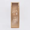Outlet HappyBulle Caisse de vin bois couvercle gravé