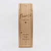Clearance HappyBulle Caisse de vin bois couvercle gravé - Edition spéciale "Grandes Occasions"