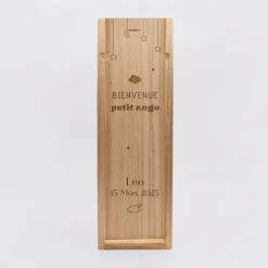 Clearance HappyBulle Caisse de vin bois couvercle gravé - Edition spéciale 