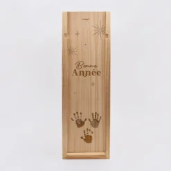 Clearance HappyBulle Caisse de vin bois couvercle gravé - Edition spéciale 