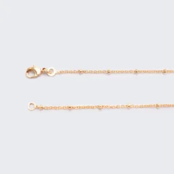 New HappyBulle Chaîne boule maille plaqué or Plaqué or 18k
