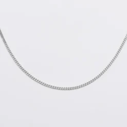Discount HappyBulle Chaîne gourmette argent Argent rhodié 925