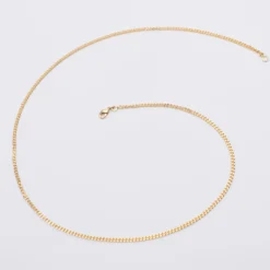 Discount HappyBulle Chaîne gourmette plaqué or Plaqué or 18k