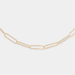 Online HappyBulle Chaîne grande maille plaqué or Plaqué or 18k