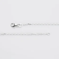 Discount HappyBulle Chaîne maille argent Argent rhodié 925