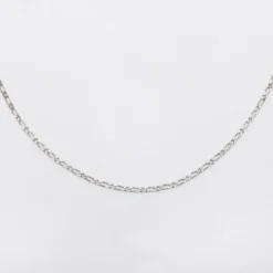 Hot HappyBulle Chaîne maille figaro argent Argent rhodié 925
