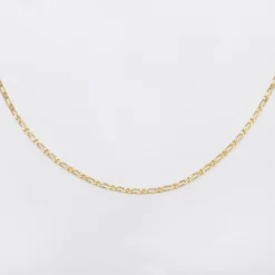 New HappyBulle Chaîne maille figaro plaqué or Plaqué or 18k