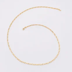 New HappyBulle Chaîne maille figaro plaqué or Plaqué or 18k