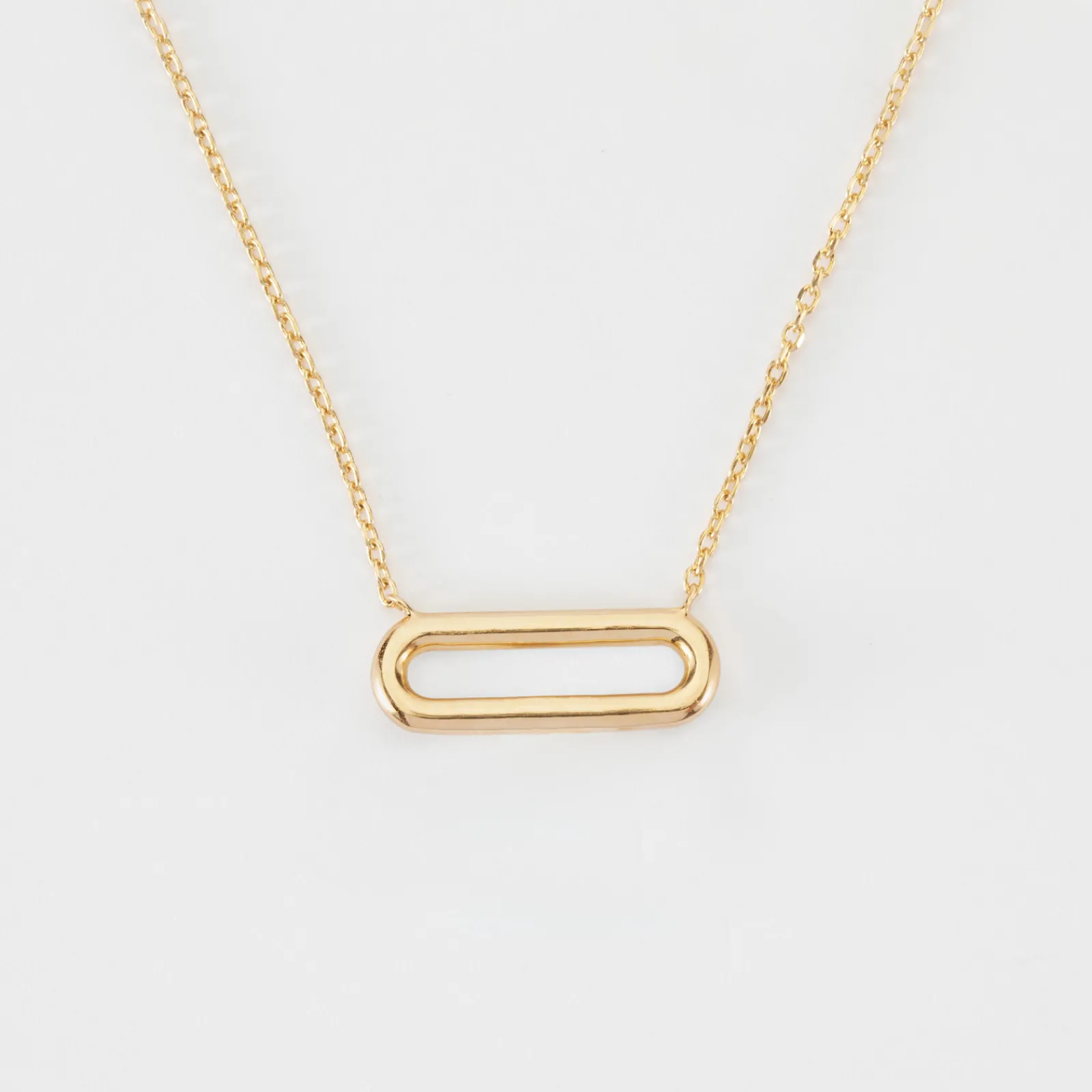 Online HappyBulle Chaîne ovale ouvert plaqué or Plaqué or 18k