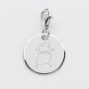 Outlet HappyBulle Charm gravé argent 17mm