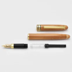 Sale HappyBulle Coffret bambou personnalisé et stylo plume gravé 172x50mm