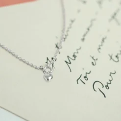Online HappyBulle Collier mini coeur bombé argent Argent rhodié 925