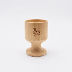 Best HappyBulle Coquetier personnalisé bois gravé