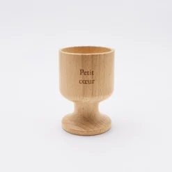 Best HappyBulle Coquetier personnalisé bois gravé