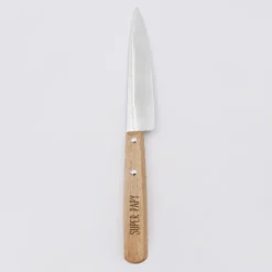 Online HappyBulle Couteau de cuisine personnalisé bois gravé