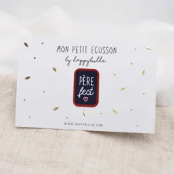 HappyBulle Écusson thermocollant "Père fect"