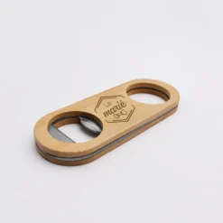 HappyBulle Décapsuleur EVG personnalisé bois gravé 10x4 cm