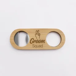 HappyBulle Décapsuleur EVG personnalisé bois gravé 10x4 cm