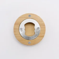 Outlet HappyBulle Décapsuleur magnet rond bois gravé 60x60 mm - édition spéciale