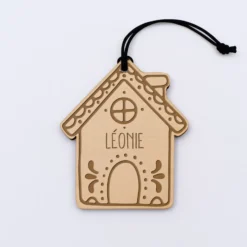 Outlet HappyBulle Décoration de Noël personnalisée bois gravé "" Maison pain d'épice