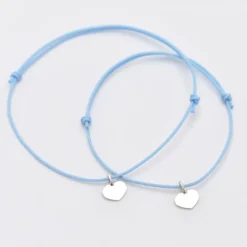Discount HappyBulle Duo de bracelets argent "Petit " Coeur
