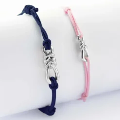 HappyBulle Duo de bracelets homme enfant argent "Le lien" - x Lilylovesfashion