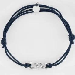 HappyBulle Duo de bracelets homme enfant argent 