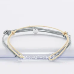 HappyBulle Duo de bracelets inséparables médailles gravées acrylique - Edition spéciale "Forever"