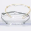 Hot HappyBulle Duo de bracelets médailles gravées acrylique Spotify