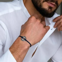 Hot HappyBulle Duo de bracelets personnalisés médailles gravées argent cible 20 mm