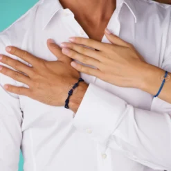 New HappyBulle Duo de bracelets personnalisés médailles gravées cible 21 mm Acrylique