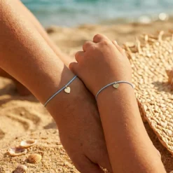 Discount HappyBulle Duo de bracelets plaqué or "Petit coeur"