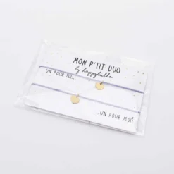 Discount HappyBulle Duo de bracelets plaqué or 