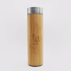 Best HappyBulle Gourde isotherme personnalisée bambou 500 ml