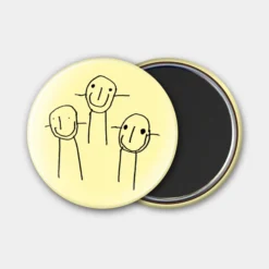 Hot HappyBulle Magnet personnalisé 56mm