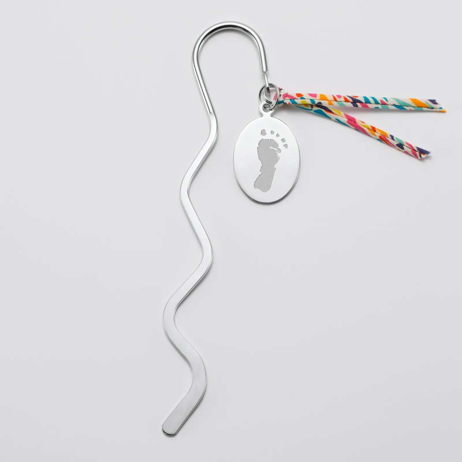 Online HappyBulle Marque page acier personnalisé médaille gravée ovale 33x25 et Liberty