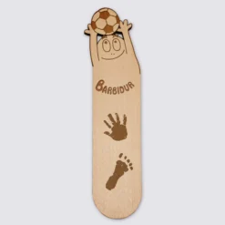Clearance HappyBulle Marque page personnalisé bois gravé - x Barbapapa