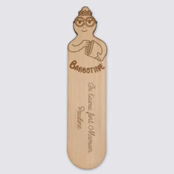 Clearance HappyBulle Marque page personnalisé bois gravé - x Barbapapa