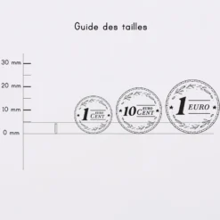 Outlet HappyBulle Mini-charm anneau simple collection Chapitre argent Argent rhodié 925