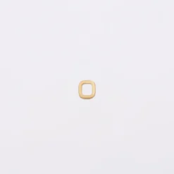Hot HappyBulle Mini-charm anneau zircon collection Chapitre plaqué or Plaqué or 18k