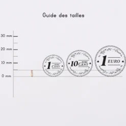 Hot HappyBulle Mini-charm anneau zircon collection Chapitre plaqué or Plaqué or 18k