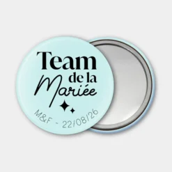 Outlet HappyBulle Miroir de poche EVJF personnalisé 56mm