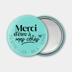 Outlet HappyBulle Miroir de poche EVJF personnalisé 56mm