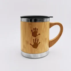 Discount HappyBulle Mug isotherme personnalisé bambou gravé 300 ml