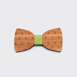 Best HappyBulle Noeud papillon enfant personnalisé gravé bois Classique