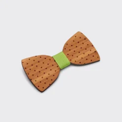 Best HappyBulle Noeud papillon enfant personnalisé gravé bois Classique